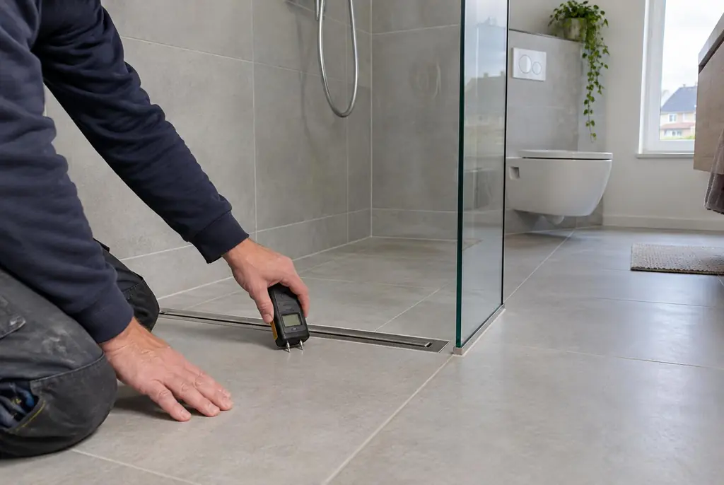 Lekdetectie Volendam – badkamer in een nieuwbouwwoning